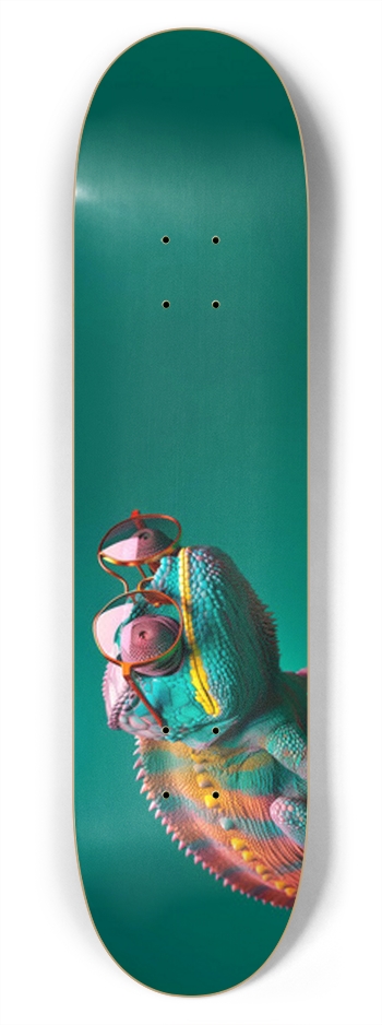 Custom Skateboard Lizard