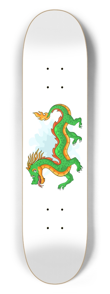 Custom Skateboard Dragon