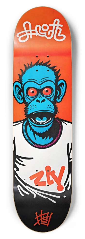SCREAMING MONKEY BURGER PUNK DECK 01