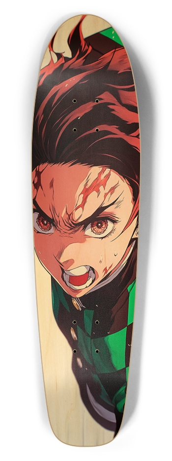 Tanjiro bottle tail cruiser Custom Skateboard