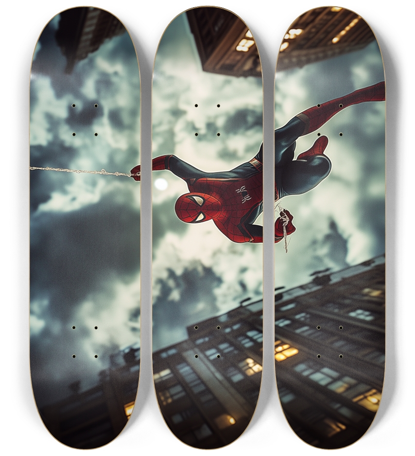 Spiderman Skateboard custom Series