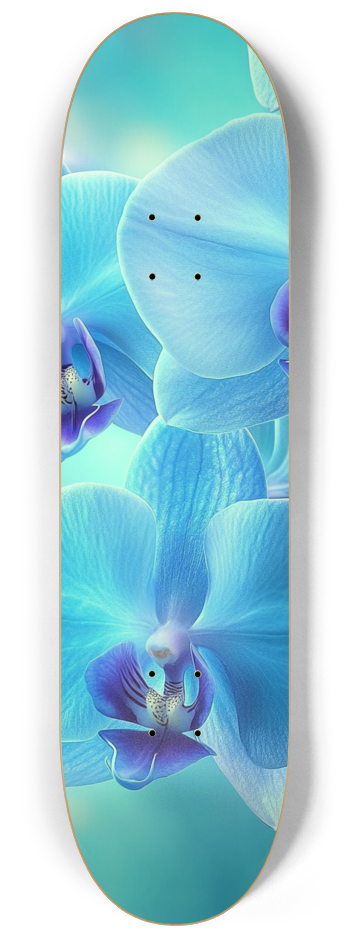 orchid  flower custom Skateboard Series #2