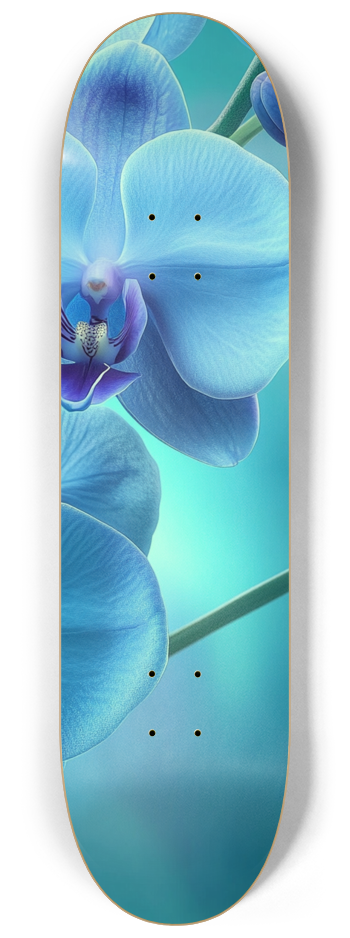 orchid  flower custom Skateboard Series #3