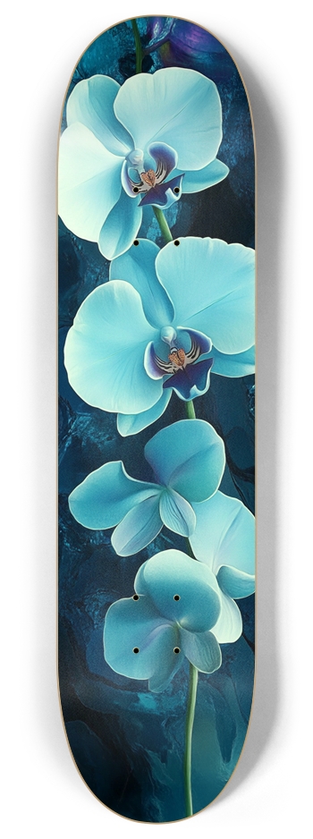Orchid flower custom Skateboard
