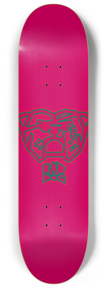 Bad Dog Outline – Magenta