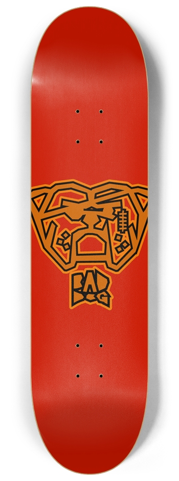 Bad Dog Outline – Orange