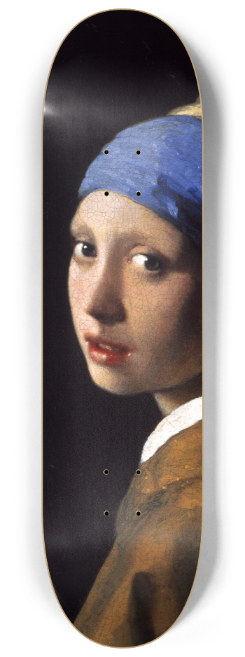 Girl With A Pearl Earring Skateboard Vermeer  #1