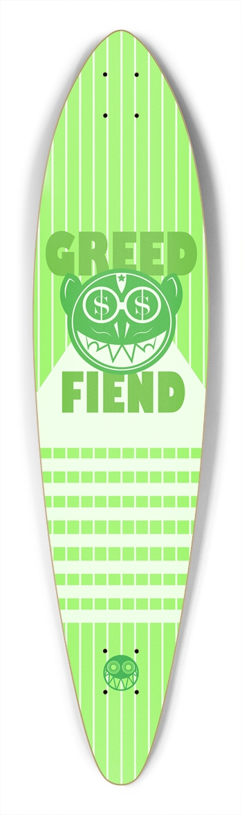 Green Fiend Longboard (Glow in the Dark)