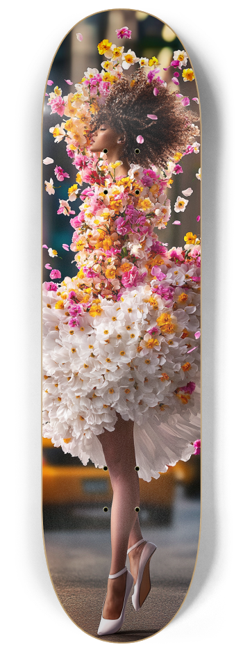 Spring lady 2 decks custom skateboard Series #2