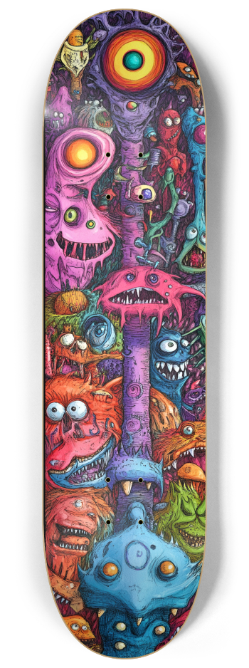 Mindscream 3 deck custom Skateboard Series #3