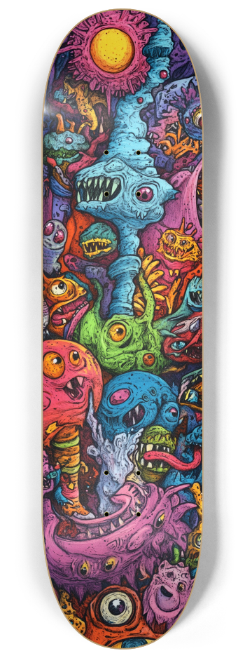 Mindscream 2 deck custom skateboard Series #1