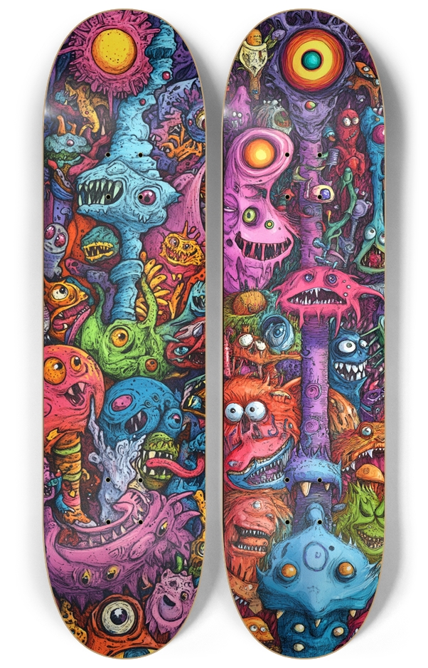 Mindscream 2 deck custom skateboard Series