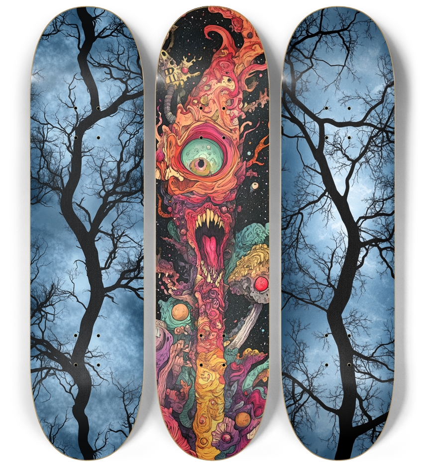 Dreamhunts 3 decks custom Skateboard Series