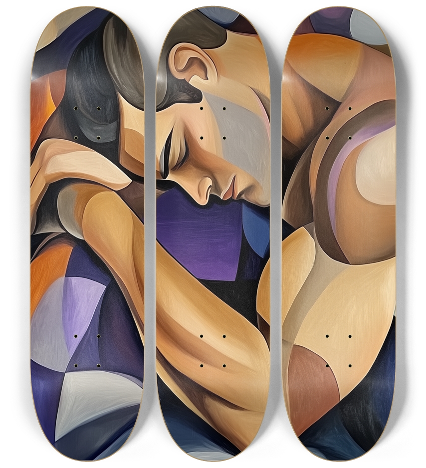 Healing 3 decks custom Skateboard Series