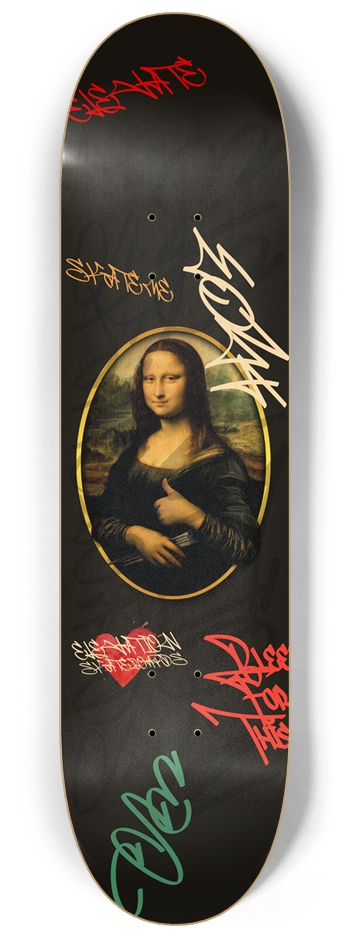 Mona throwie 8-1/4 Skateboard Deck
