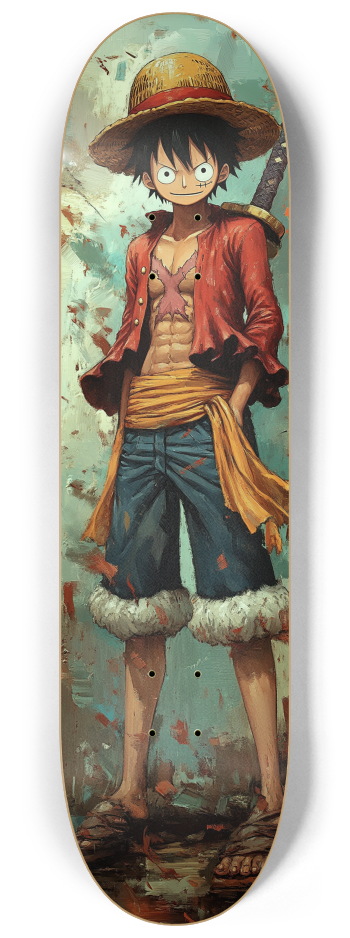 Luffy 3 decks custom Skateboard Series #2