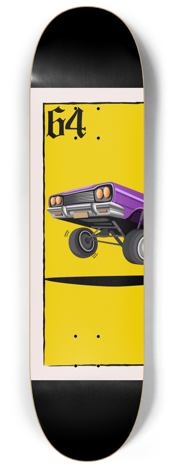 Mexican Loteria Skateboard Lowrider Skateboard  #1