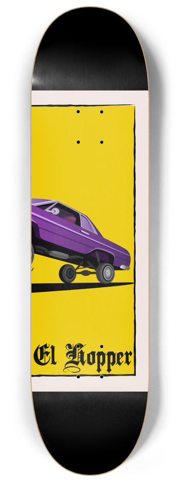 Mexican Loteria Skateboard Lowrider Skateboard  #2