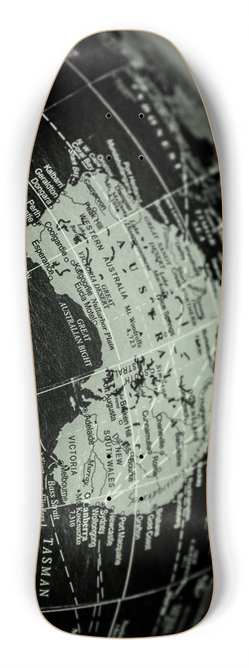 glow aussie Skateboard