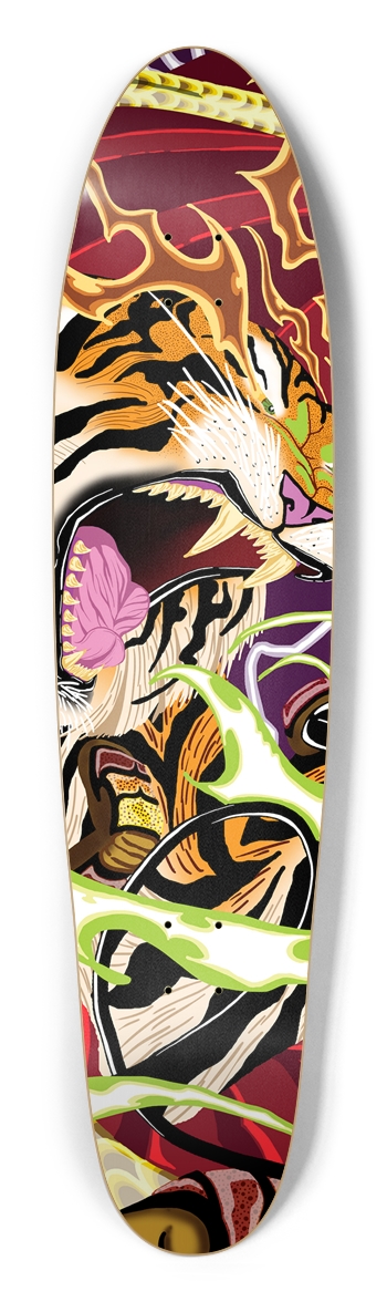 Tiger Longboard Deck
