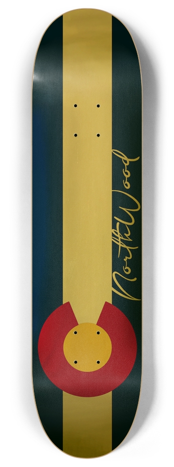 Colorado state flag 8 Gold