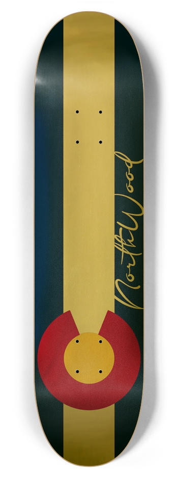 Colorado State Flag Gold 7-7/8