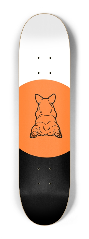 Corgi Butt Different Pet Series Skateboard