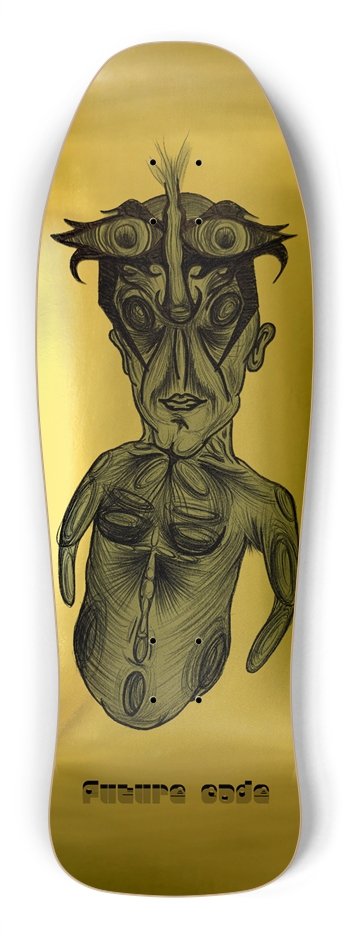 Friend - W10” x L30.5” Gold Foil 