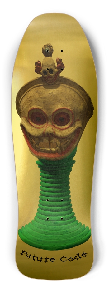 Clowning - W 10” x L 30.5” Gold Foil 