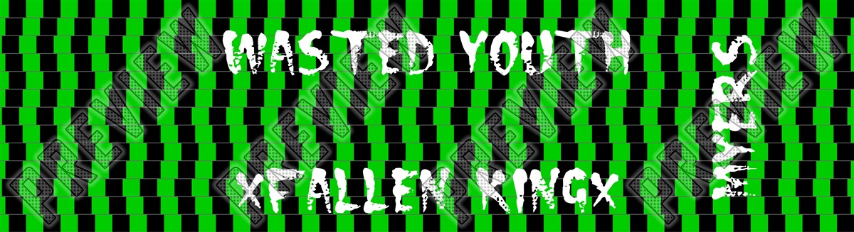 myers wasted youth deck 7-1/2 Skateboard Deck