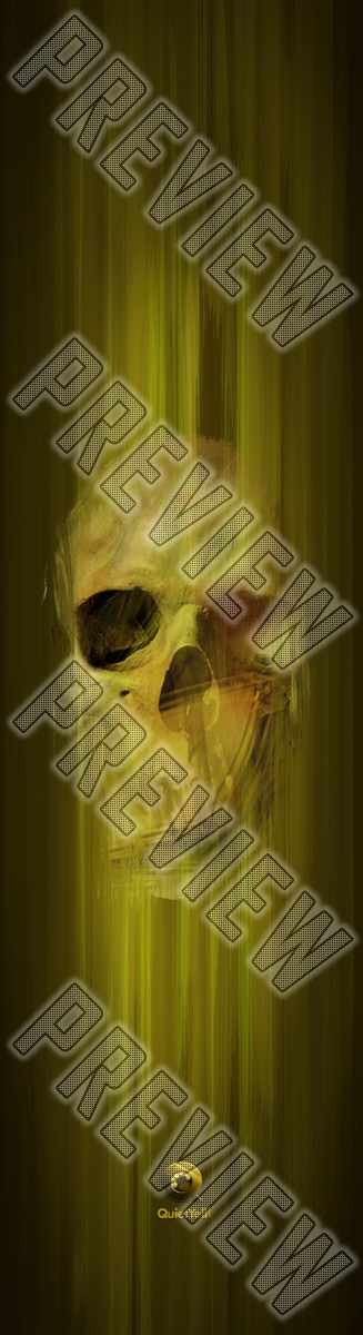 Skull 002b : 7-3/4 All-Around Deck  7-3/4 Skateboard Deck 