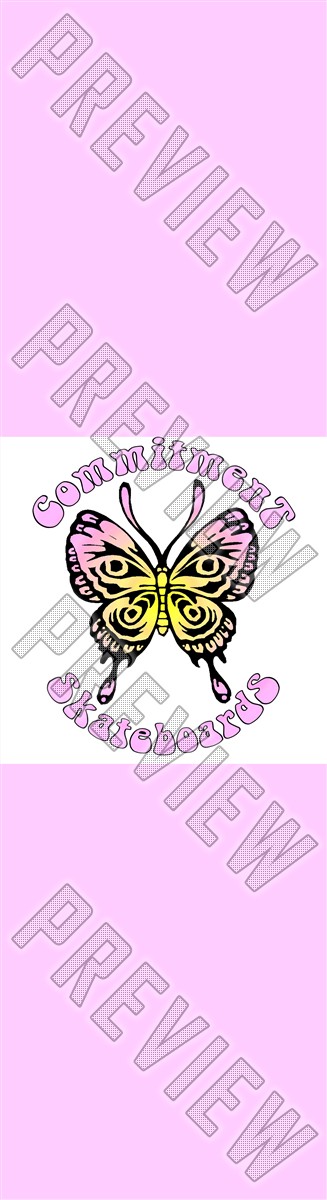 7-1/2 Inch Commitment Butterfly Deck 7-1/2 Skateboard Deck