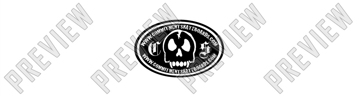 7-3/4 Commitment Team Deck II  7-3/4 Skateboard Deck 