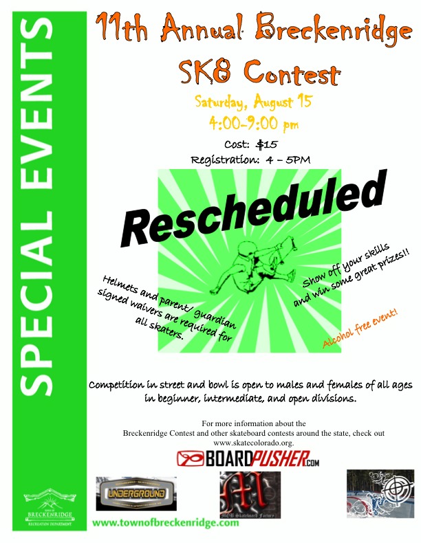 11th Annual Breckenridge SK8 Contest