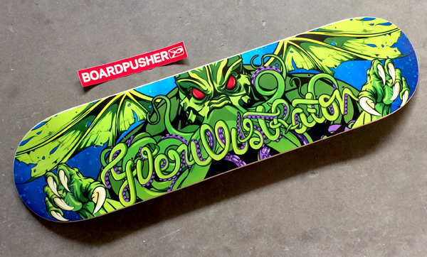 boardpusher--guerillustrator-cthulhu-skateboard