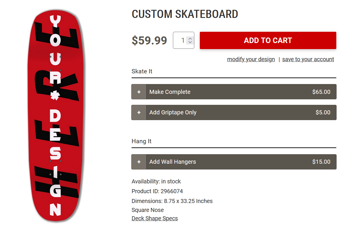 Design Your Own Unique Square Nose Skateboard Deck BoardPusher Blog