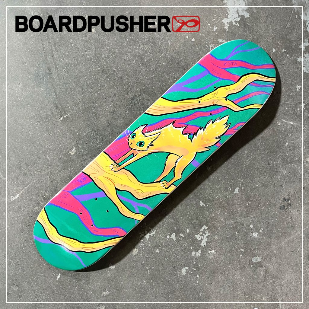 kota flood jacey chase charlie punk garf ostego pride month trevor project custom skateboard