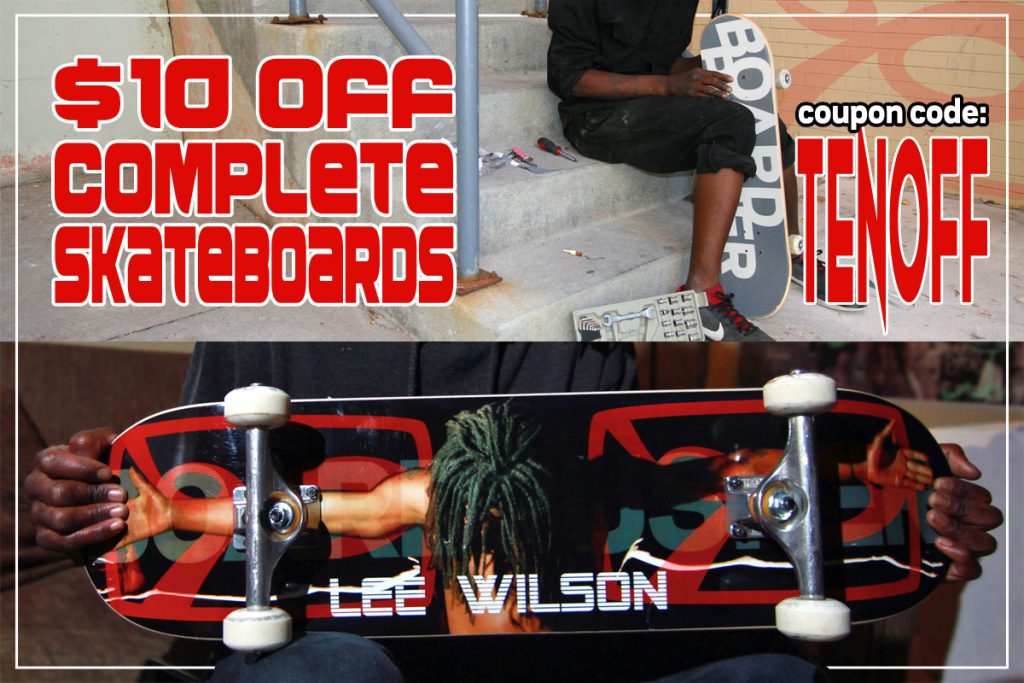 10 dollars off complete custom skateboards at boardpusher.com