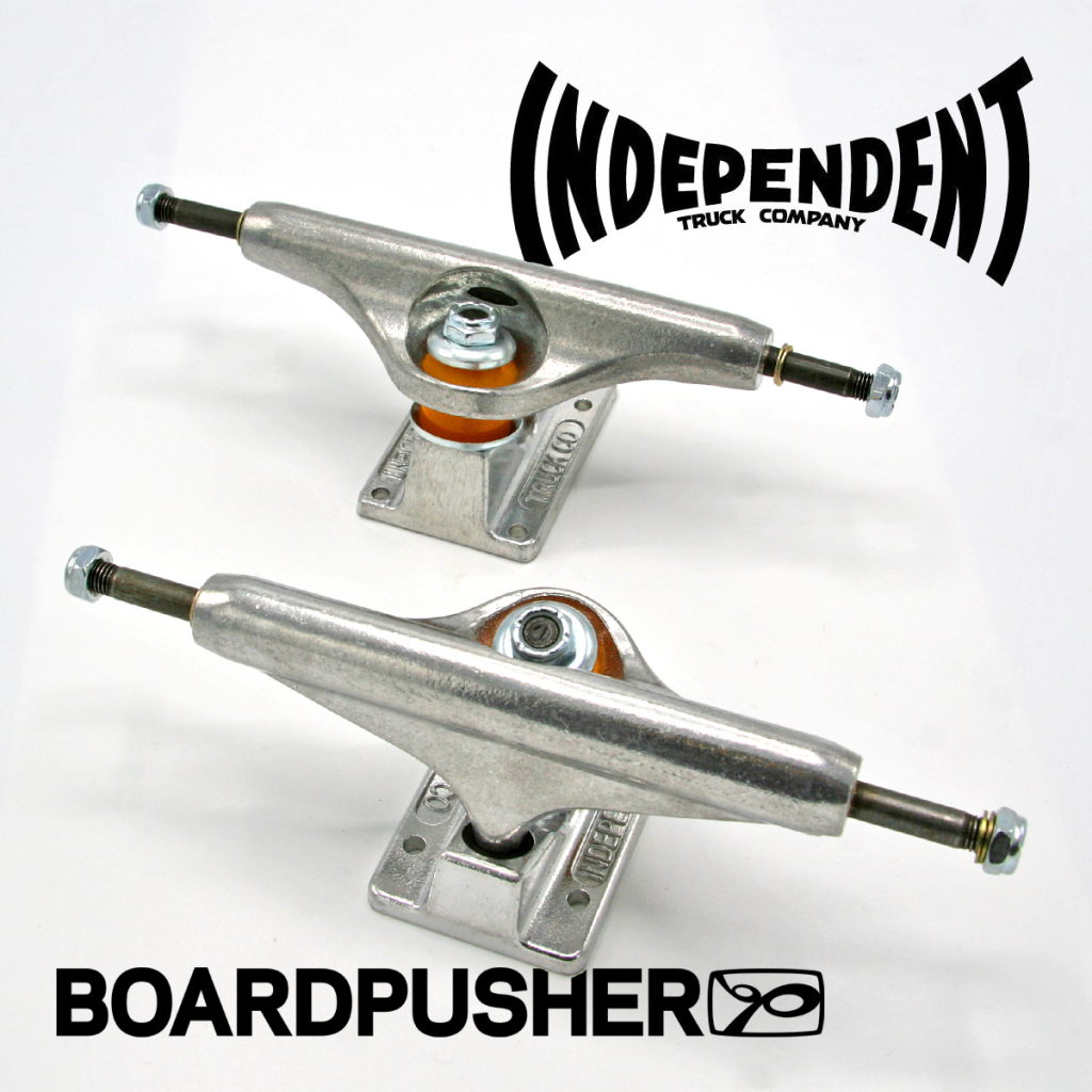 upgrade independent trucks boardpusher custom skateboard completes
