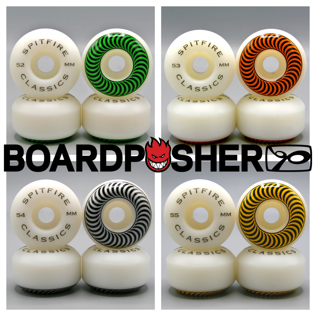 upgrade spitfire wheels boardpusher custom skateboard completes