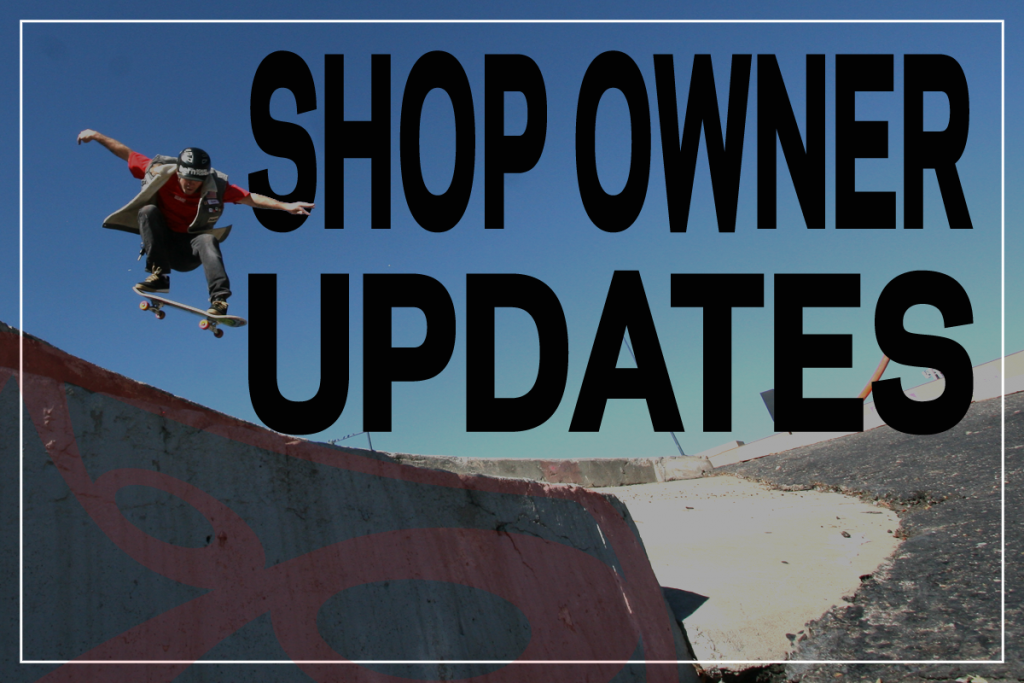 custom skateboard shop owner website update create skateboarding