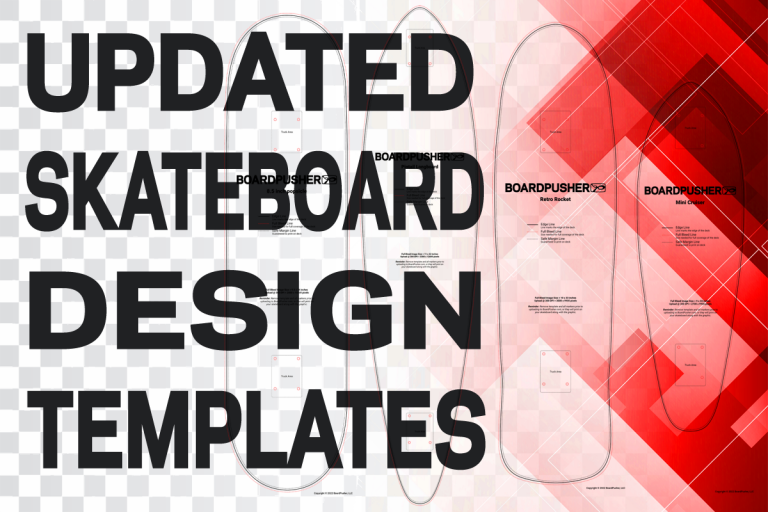 Updated Skateboard Design Templates Boardpusher Blog