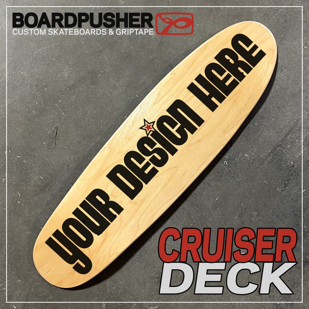 DIY design your own custom cruiser skateboard graphic