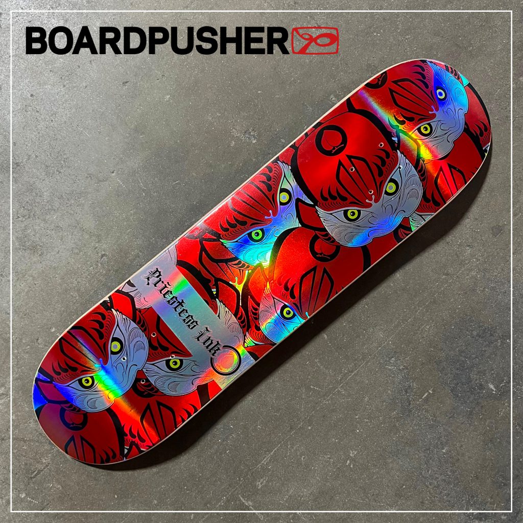 Limited Edition* Secret Assassin Skateboard Deck (45x) – Modified Decals INC