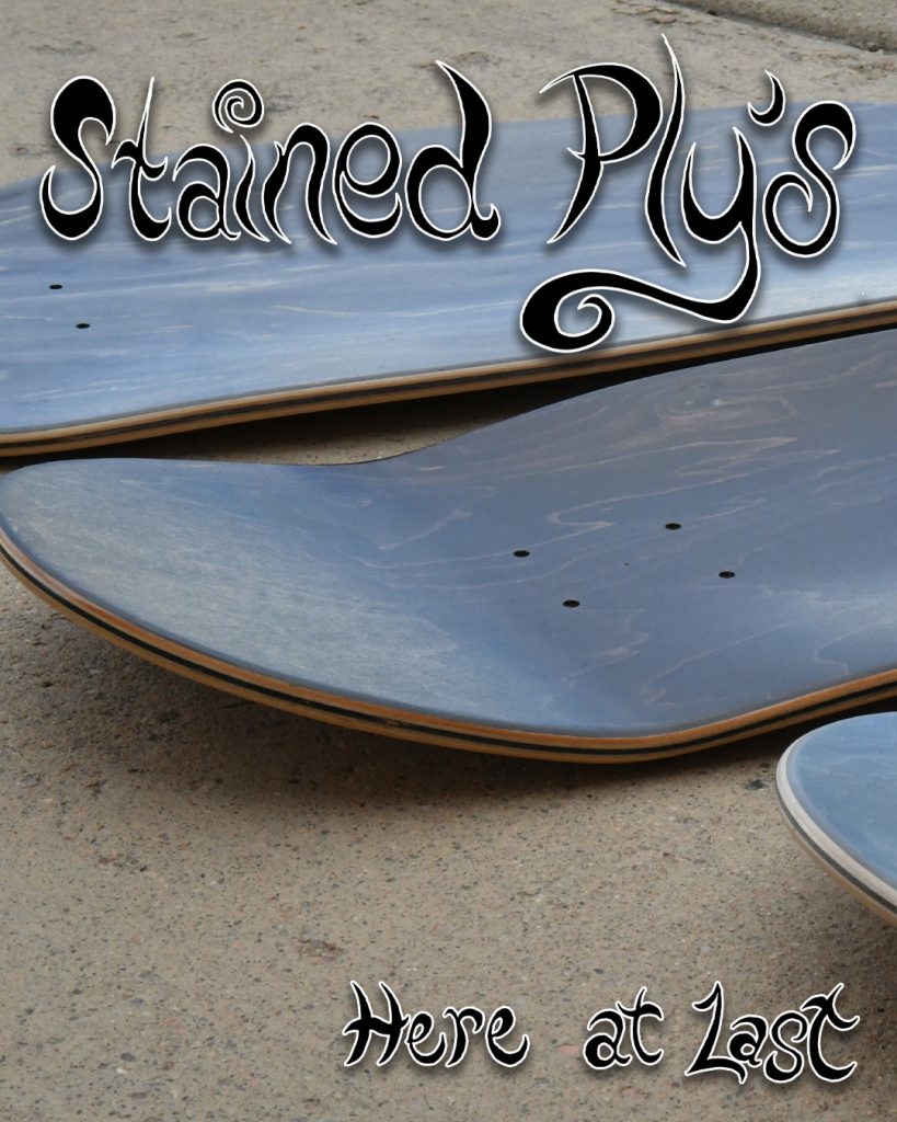 custom skateboards stain ply skateboard decks