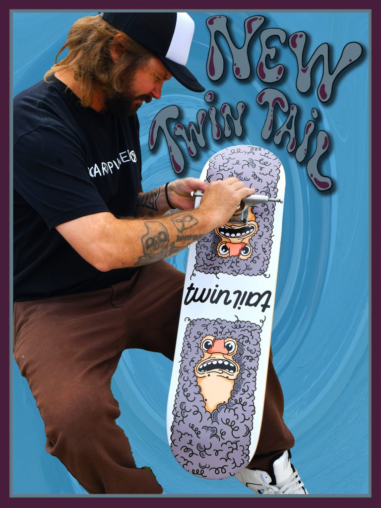 custom skateboard graphics twin tip tail diy design