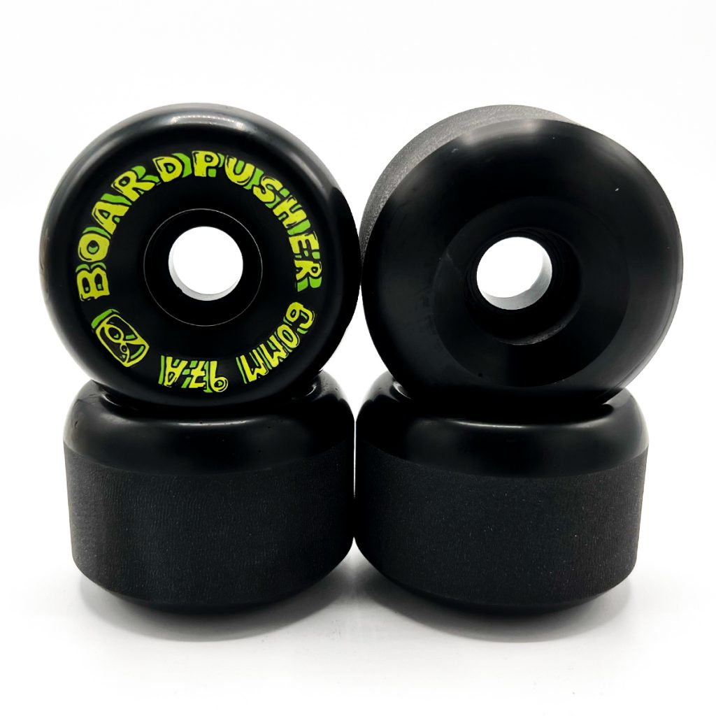 60mm black old school skateboard wheels for custom skateboards