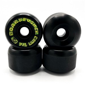 BoardPusher 60mm/97a (Black) - Incl. 1/4" Risers