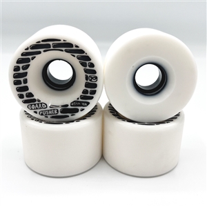 BoardPusher 65mm/78a (White) - Incl. 1/4" Risers