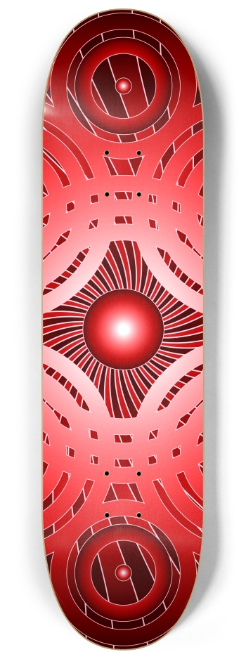 Red Abstract Circles